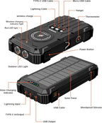 Solar Charger Power Bank, 42800mAh Wireless Portable Charger - Image 8