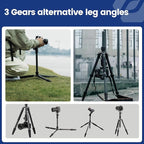 Fotopro 73" Carbon Fiber Tripod - Image 5