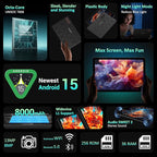 Android Tablet, 2K FHD Display Tablets, 36GB RAM & 256GB ROM, 1TB Expandtion - Image 2