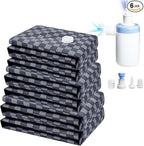 Vacuum Seal Bags for Clothing Travel w/Wireless Pump, Space Saver Vacuum by Unknown