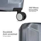 20 Inch Lightweight Expandable Carry On Luggage, PC Hardside Suitcase - Image 5