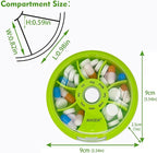 INVODA Weekly Pill Organizer 7 Compartment Rotating Pill Box - Image 5