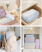 Narwey 7 Set Checkered Packing Cubes - Image 5