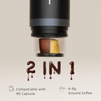 Portable Espresso Maker, Self-Heating Electric Mini Coffee Machine, 20 Bar - Image 3