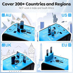 JMFONE Universal Travel Plug Adapter, International Power Adapter - Image 5
