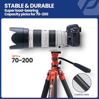 Fotopro Carbon Fiber Travel Tripod 2.2lbs Ultralight 64 Inch Portable Compact - Image 5