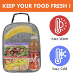 opux Lunch Box for Girls Boys Kids, Insulated Leakproof Lunch Bag, Reusable - Image 7