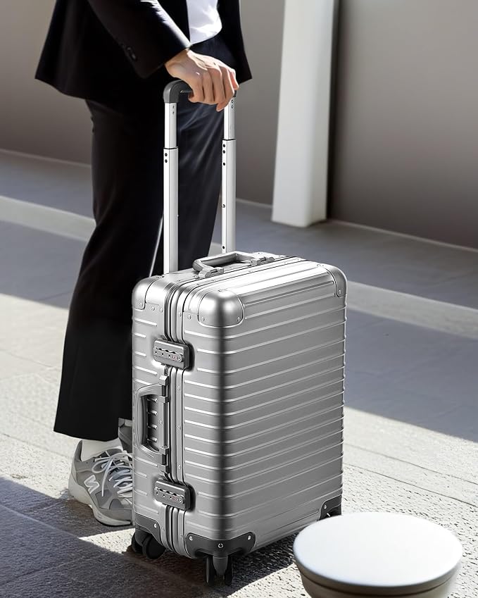 LUGGEX All Aluminum Carry On Luggage - Image 5