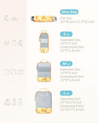 BAGSMART 6 Set Compression Packing Cubes - Image 3