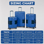 Tach V3.1 Connectable Carry On, Medium and Large Hardside Suitcases - Image 4