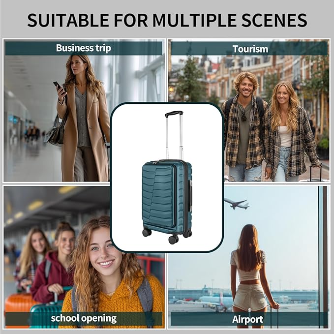 22×14×9 Airline Approved Carry On Expandable Luggage - Image 9