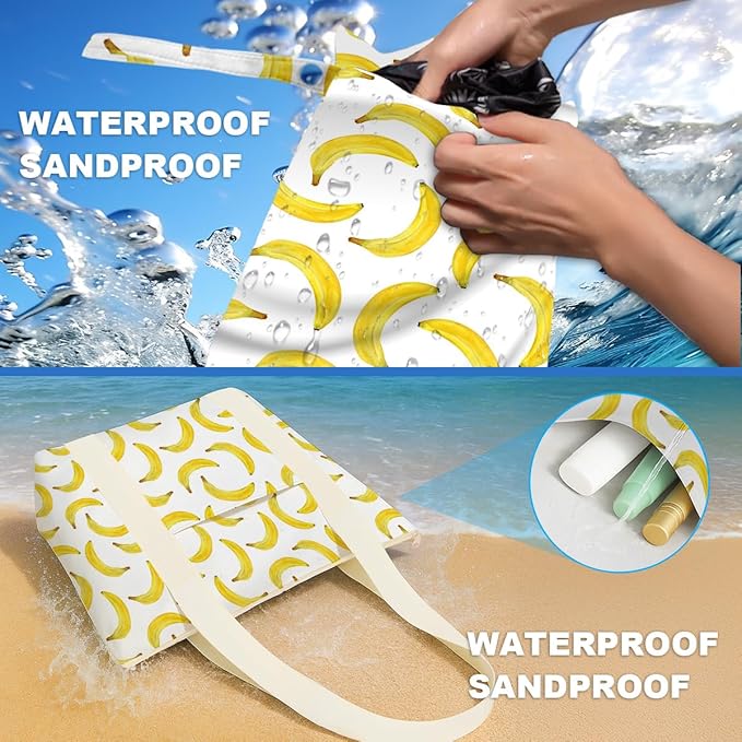 Beach Bags Wet Bag for Swimsuit Tote Bag for Friends Travel Gifts, Aloha Bags - Image 5