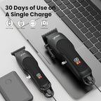 Yineel Hair Clippers for Men, Professional Cordless Clippers & Trimmer Set, Super Quiet, Clippers for Hair Cutting Kit with LED Display, Gift for Men Women Barber Kid