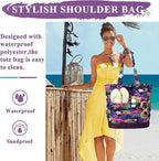 VASCHY Beach Bag for Women, Large Waterproof Sandproof Fold-able Packable Pool - Image 6