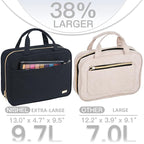 NISHEL Travel Toiletry Bag for women, Portable Hanging Organizer for - Image 3