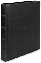 Samsill Vintage Leather Mini 3 Ring Binder 0.5 Inch Round Ring, 5.5 x 8.5 Inch by Samsill
