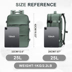 coowoz Travel Backpack For Women Men, Carry On Backpack, Hiking Backpack - Image 3