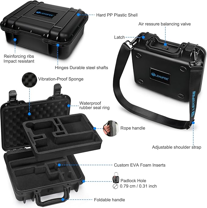 Lekufee Waterproof Hard Case Compatible - Image 3