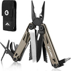 FLISSA Multitool, 15-in-1 Multi Tool Pocket Knife by FLISSA