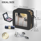 Prite Mini Clear Makeup Bag for Purse Cute Small Travel Cosmetic Bag for Women - Image 3