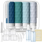 16pack Travel Bottles for Toiletries, TSA Approved Travel Size Containers Set by Silevoler