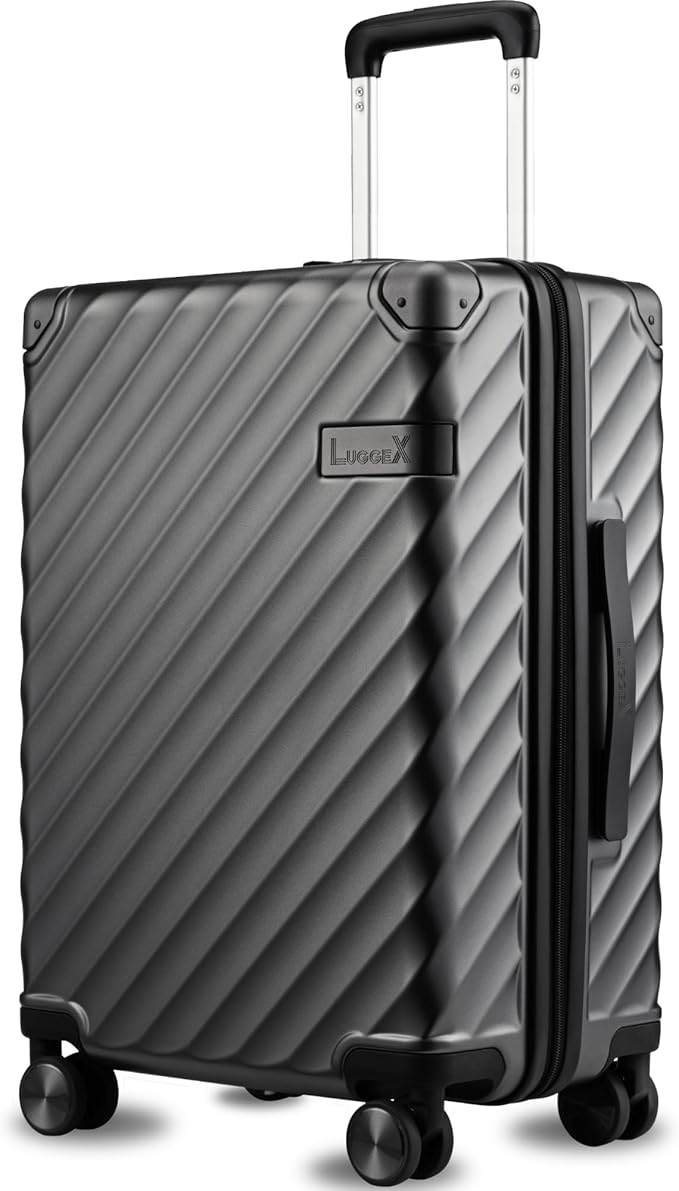 LUGGEX Luggage with Spinner Wheels, Polycarbonate Hard Shell Suitcase, Carry On by LuggeXLUGGAGE
