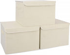 Large 42 Quarts Collapsible Stackable Storage Bins Cube by Bagnizer