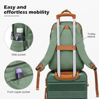 LONG VACATION 3 Piece Carry On Luggage 20 Inch Suitcase - Image 5