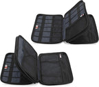 BUBM Double Layer Electronic Accessories Organizer, Travel Gadget Bag - Image 4