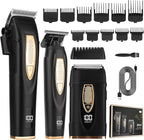 GSKY Hair Clippers for Men Professional, Beard Trimmer Kits & Sets, Cordless Mens Hair Trimmer
