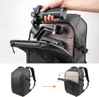 Besnfoto Camera Backpack for Photographer Expandable Waterproof Camera Bag for - Image 3