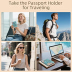 ZOPPEN Passport Holder Women, Passport Cover Travel Wallet Rfid Blocking - Image 6