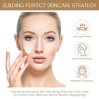 Triple Collagen Cream, Hydrolyzed Collagen Face Moisturizer with Hyaluronic Acid & Niacinamide, Barrier Repair, Deep Nourishment, Oil Control & Brightening, Anti-Glycation & Anti-Gging, 50g/1.764oz