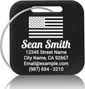 Personalized Engraved Metal Luggage Tags by FamiB