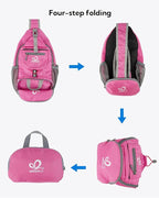 WATERFLY Packable Small Crossbody Sling Backpack Shoulder Chest Bag Daypack - Image 5