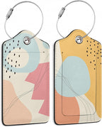 Abstract Lines and Curves 2 Pack Luggage Tag by DEMACYA