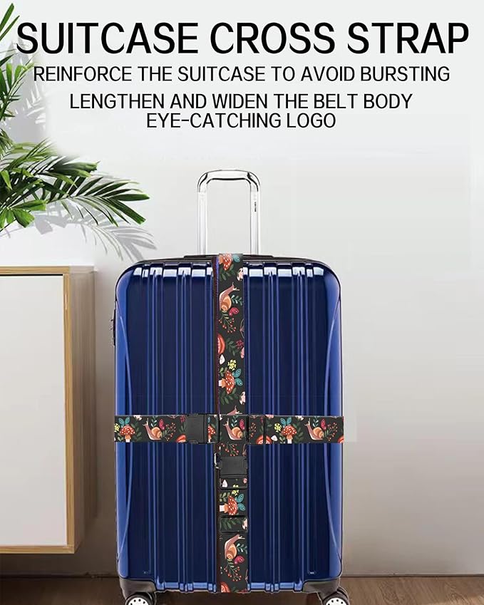 Luggage Straps for Suitcases, Adjustable Travel Belt, Durable Wide Luggage Strap - Image 6