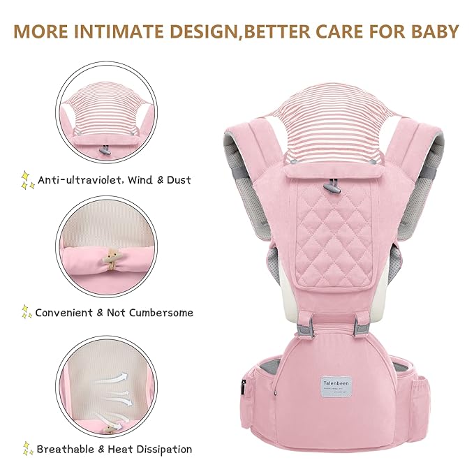 Baby Carrier Newborn to Toddler, 6-in-1 Baby Carrier - Image 5