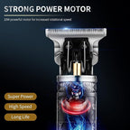 Hair Clippers for Men with Replacement Blade, Professional Hair Trimmer for Barber, T-Blade Edgers Clippers, Close-Cutting Trimmers, Cordless Clippers for Hair Cutting