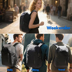 hk Waterproof Travel Backpack for Men – Lightweight 30L Laptop Backpack - Image 7