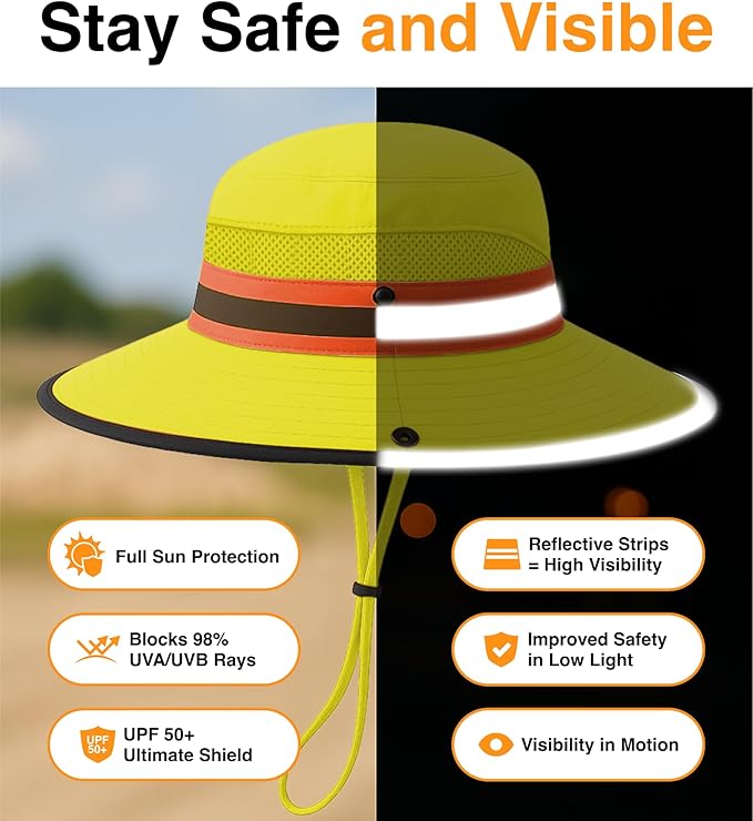 GearTOP Safari Sun Hat for Men and Sun Hats for Women UV Protection UPF 50+ - Image 2