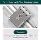 Nobl Travel Zipperless Check In Suitcase - Image 5