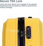 Campfun 3 Piece Luggage Sets, Hardshell ABS Luggage - Image 5
