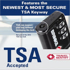 Brinks TSA Accepted Indicator Luggage Lock, New More Secure TSA008 Key - Image 3
