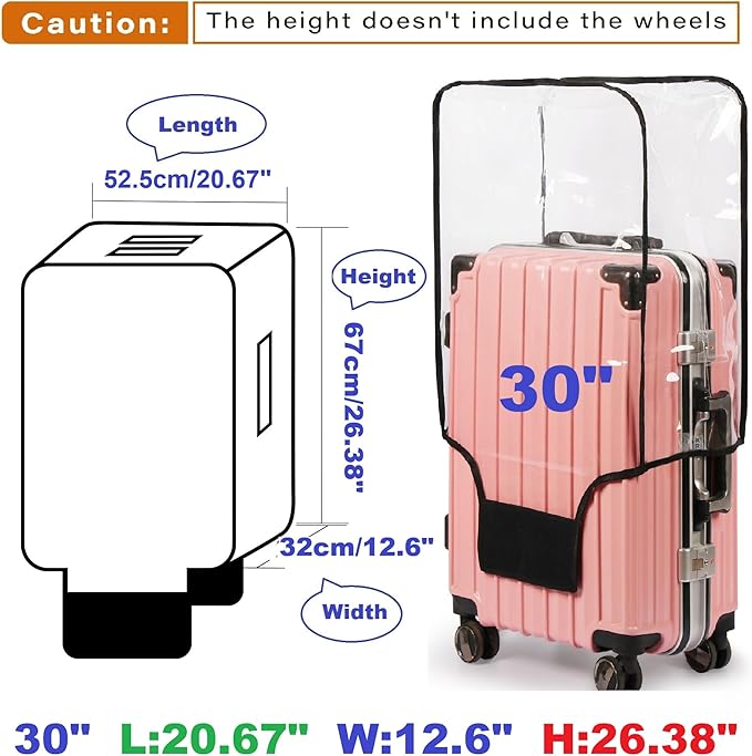 FABUWAY PVC Suitcase Cover - Image 2