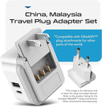 Ceptics China, Malaysia Power Adapter Travel Set, 20W PD & QC, Safe Dual USB & - Image 5