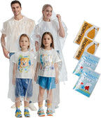 SaphiRose Disposable Rain Ponchos Emergency Clear Poncho by SaphiRose