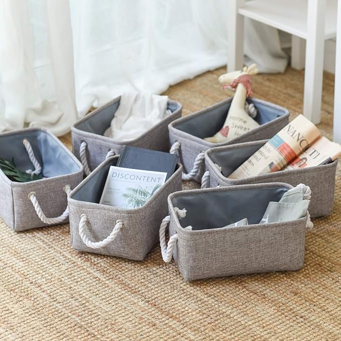 TheWarmHome Foldable Small Storage Baskets - Image 5