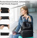 Foot Hammock for Plane Travel, Upgraded Airplane Foot Rest - Image 6