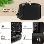 15“×11“Professional Makeup Train Case, Large Waterproof Travel Makeup bag - Image 9